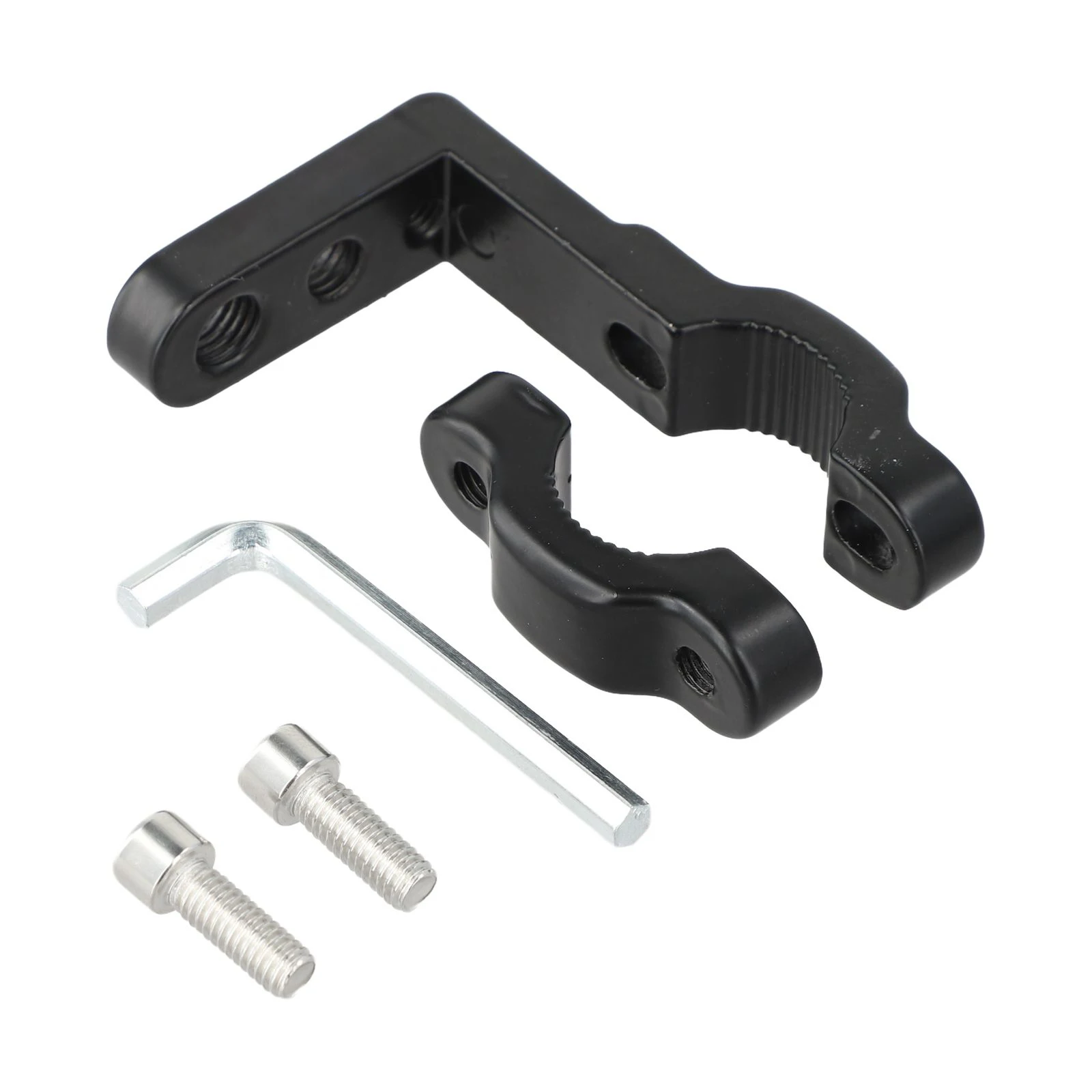 Aluminum Bracket 22mm Handlebar Bracket Bike Customization for m10 M8 for m6 Threaded Holes Stylish Metallic Finish For 22mm