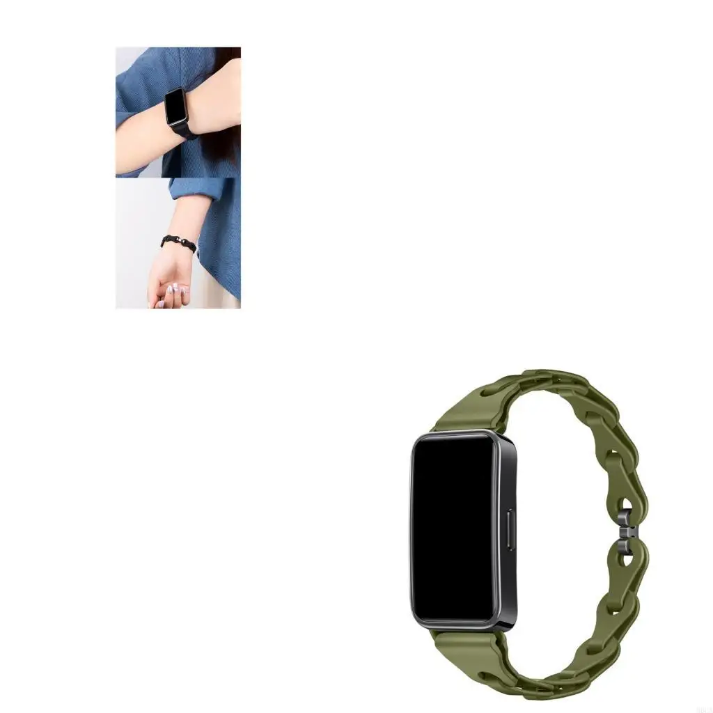 

M6CA модные силиконовые часы -ремни декоративные для полосы 8/9/10 Ремонт браслетов