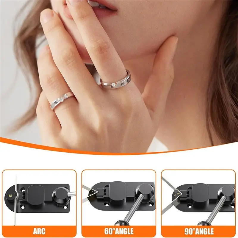 Ring Making Kit With Nylon Molds Ring Bender Tool Ring Earring Bending Jewelry Making Tool