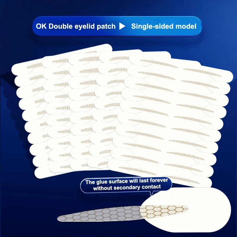 Autocollants pour paupières, bande Double paupière, avec poignée, naturel, Invisible et longue durée, outil de beauté pour grands yeux, 60/100/120