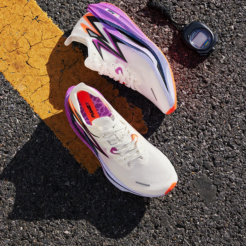 361 Degrees Flame 4.0 Men Running Shoes New Carbon Plate Racing Marathon Stable Rebound Traction Jogging Male Sneakers 672512205 image 6