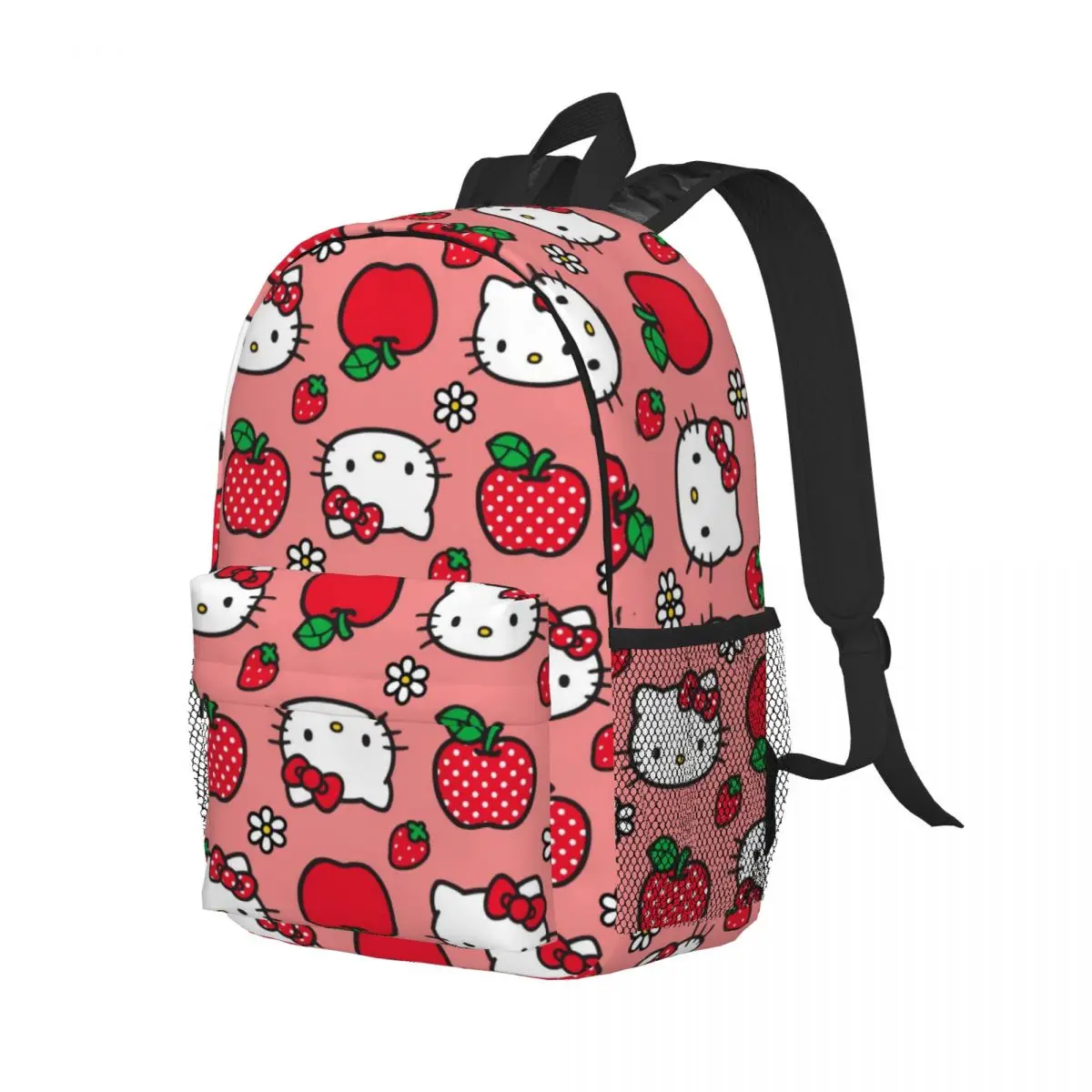 Hello Kitty Durable 15-Inch Backpack - Ergonomic Lightweight Design for Comfort and Convenience