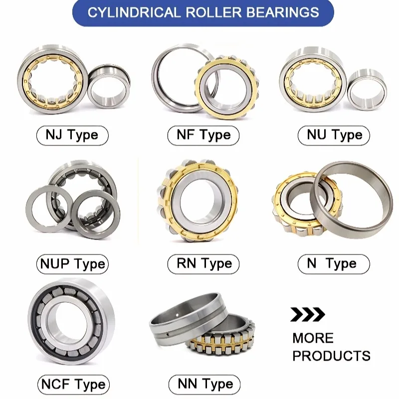 1 PCS Rolamentos de rolos cilíndricos RN305 306 307 308 309EM Rolamentos redutores