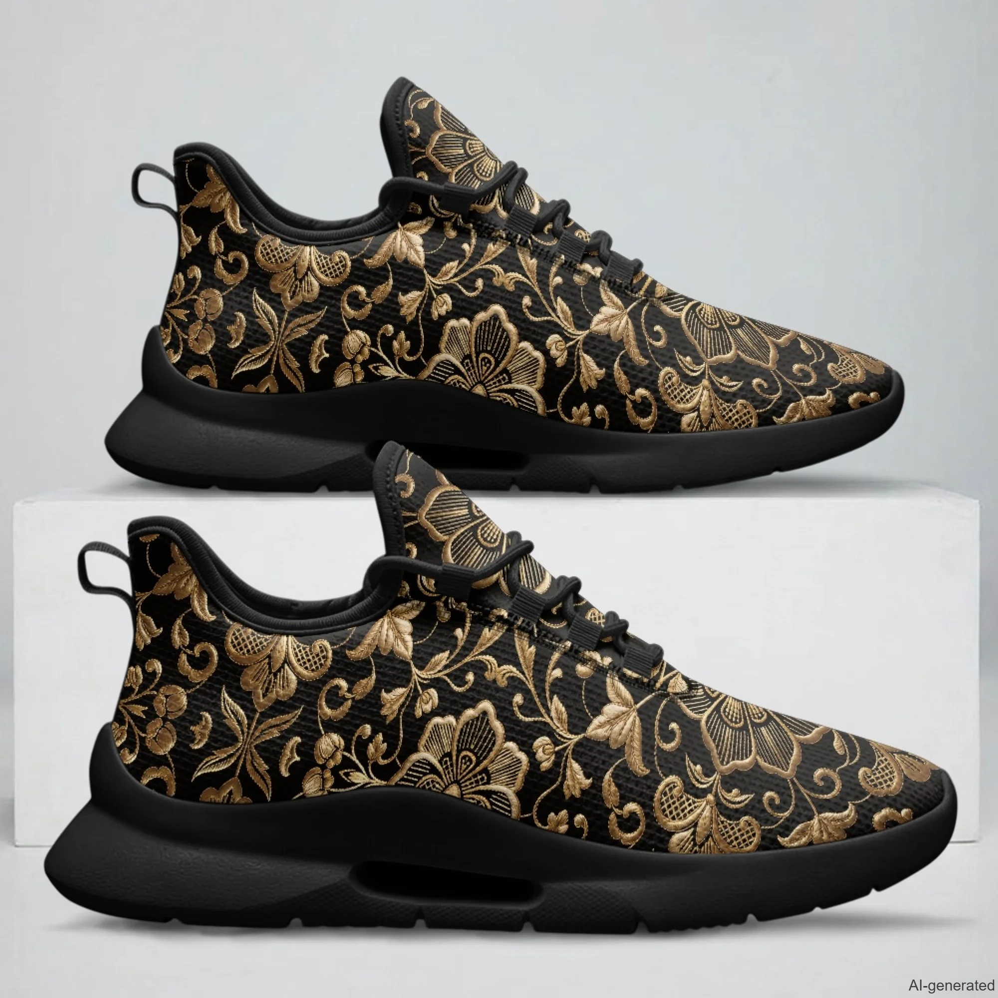 XIXIRIMIDO Lace-up Casual Shoes Men's Sneakers Breathable Mesh Walking Shoes European-style Prints Women's Fashion Shoes 35-48