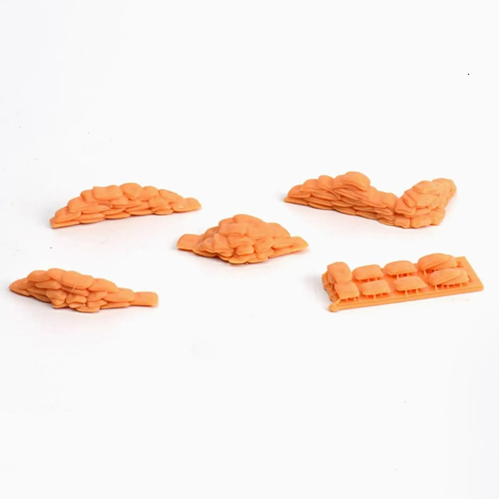 Zestaw worków z piaskiem 1/72 Model architektoniczny Żywica Symulacja Pociągi Model kolejowy Diorama Model budynku Materiały DIY