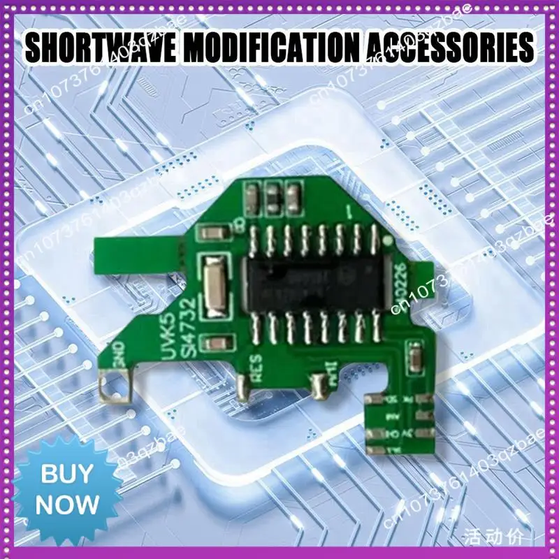 Hot Ltem SI4732 Module And Crystal Oscillator+2Xdonut Antenna+Programming Cable FPC For Quansheng UVK5/K6 Dual Antenna Solution