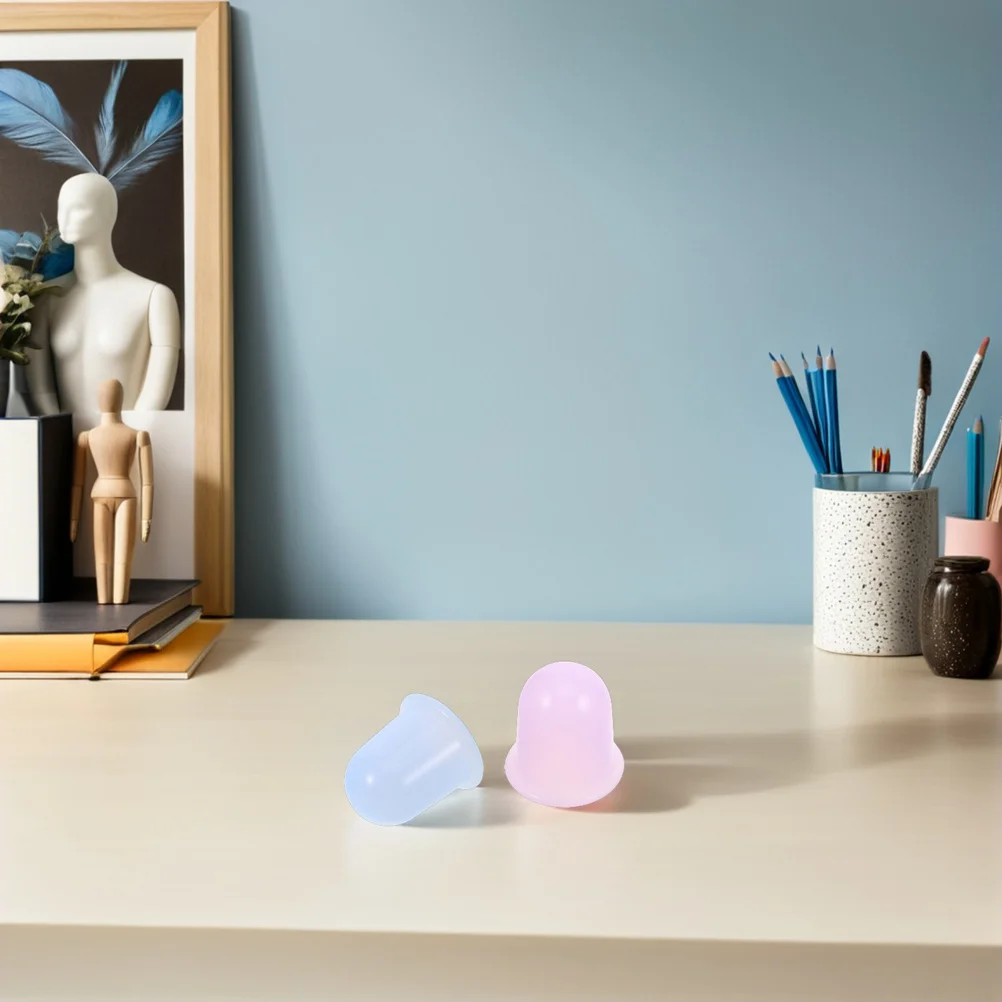 

4pcs Silicone Cupping Cups Vacuum Massage Therapy Tools For Muscle Relief Back Shoulder Leg Facial Suction Cupping Massager