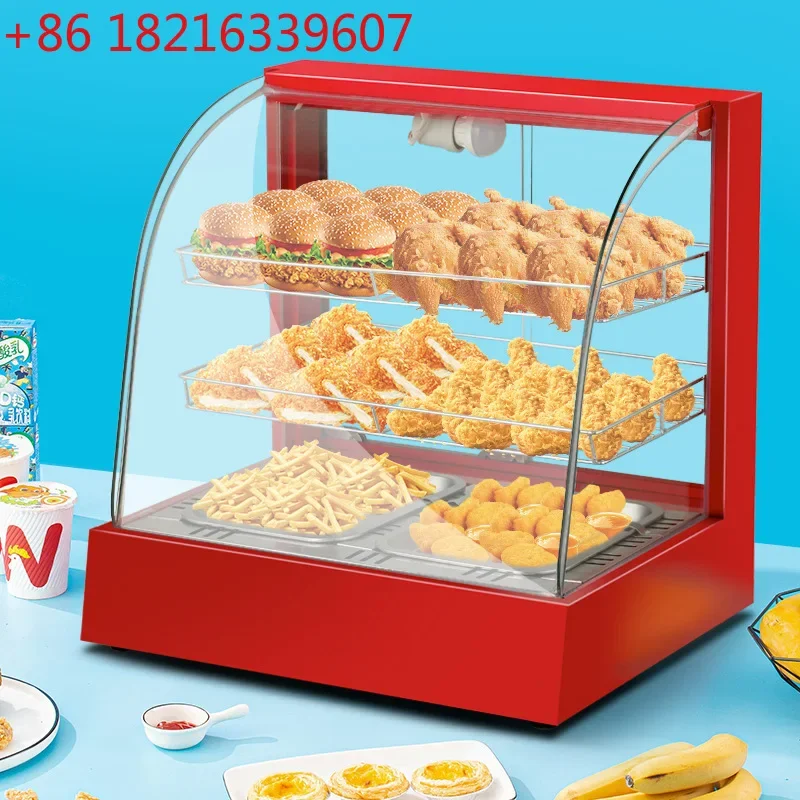 Insulation cabinet Commercial deli burger egg tart fried chicken fries fritters display cabinet