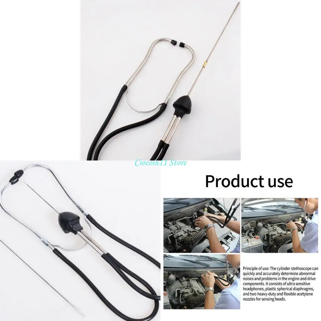

Инструмент y1ub Автомобильный механик стетоскоп двигатель Стетоскоп инструмент для ремонта автомобильных, грузовых и двигателей
