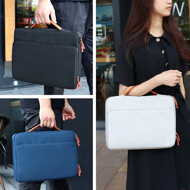 Zipper Laptop Sleeve Bag with Front Pocket for IPad 13 /14/15 Inch Notebook Case for  Laptop Handbag Briefcase Travel Bag