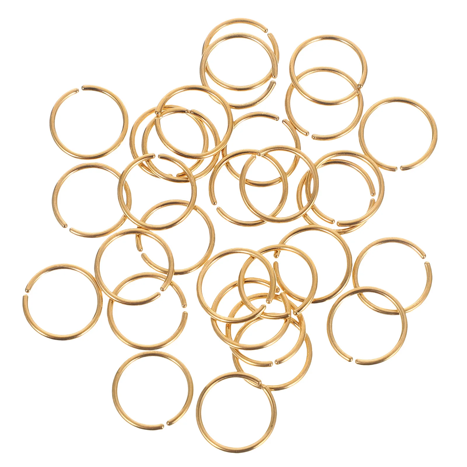 

30Pcs Nose Hoops Rings Stainless Steel Minimalist Design Fashion Compatibility for Individuality Expression Nose Studs