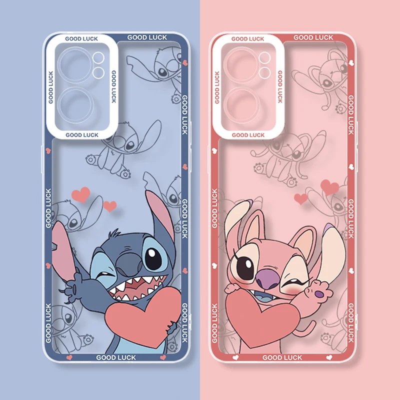 Disney Stitch Phone Case for Samsung Galaxy A14 A34 A54 A13 A23 A33 A53 A73 A13 A51 A71 A12 A22 A04 A04S A04E Soft Silicone Etui