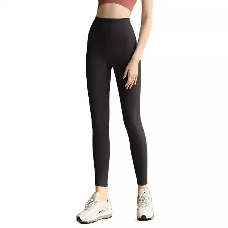 Calças de ioga sem costura para mulheres, roupas esportivas, cintura alta, exercício atlético, leggings de fitness, q57