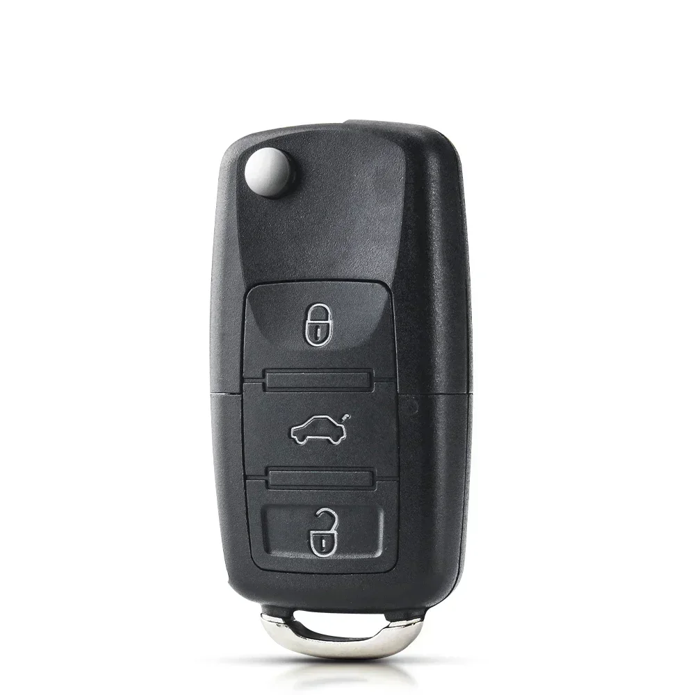 KEYYOU 10PCS Flip Key Shell Case For VW VOLKSWAGEN Passat MK4 Seat Altea Alhambra Ibiza Polo Golf