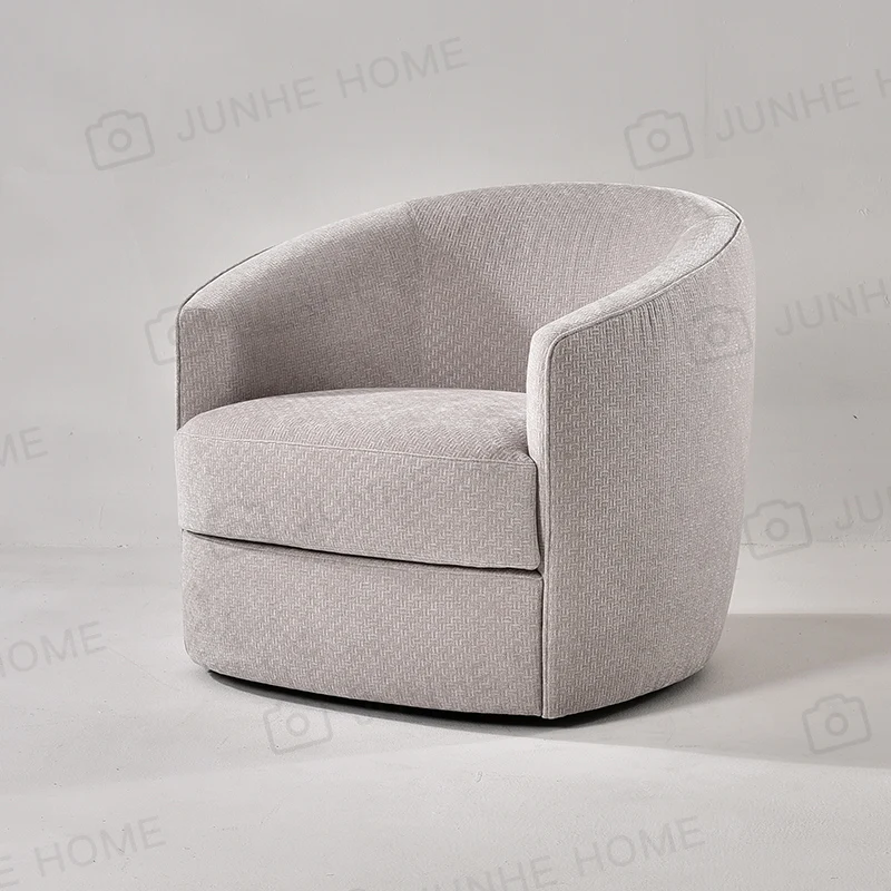 

Single fabric armchair, Nordic minimalist style living room sofa chair, furniture customization