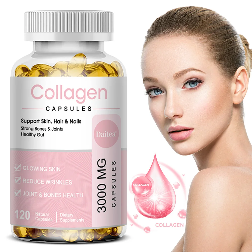 

Collagen Complex-with Hydrolyzes Protein,Types I,II,III,V,and X-Hair,Skin,Nail,Bones,Joint Health Support,Promate Immune System