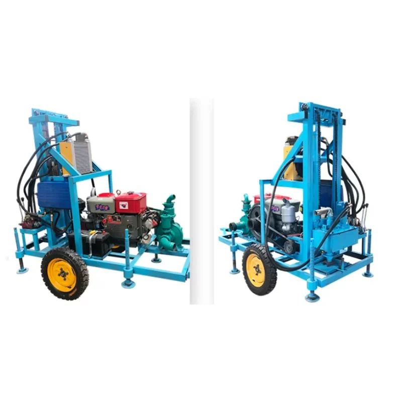 

Crawler Chains Mine Drilling Rig Water Well Drilling Machine 22 HP 32HP Diesel Hydraulic Water Well Drilling Rigs