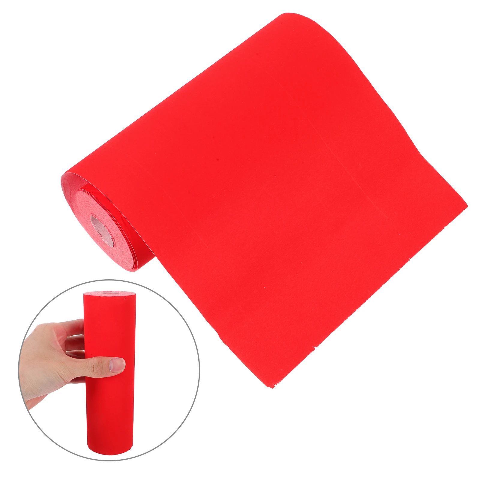 Red Rice Paper Chinese Calligraphy Xuan Doufang Practice Cut Caligraphy Half Cooked for Beginners