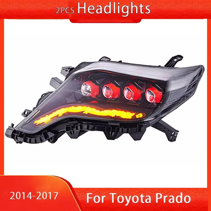 

Car Lights For Toyota Prado 2014-2017 LAND CRUISER PRADO headlamp DRL daytime running light turn signal