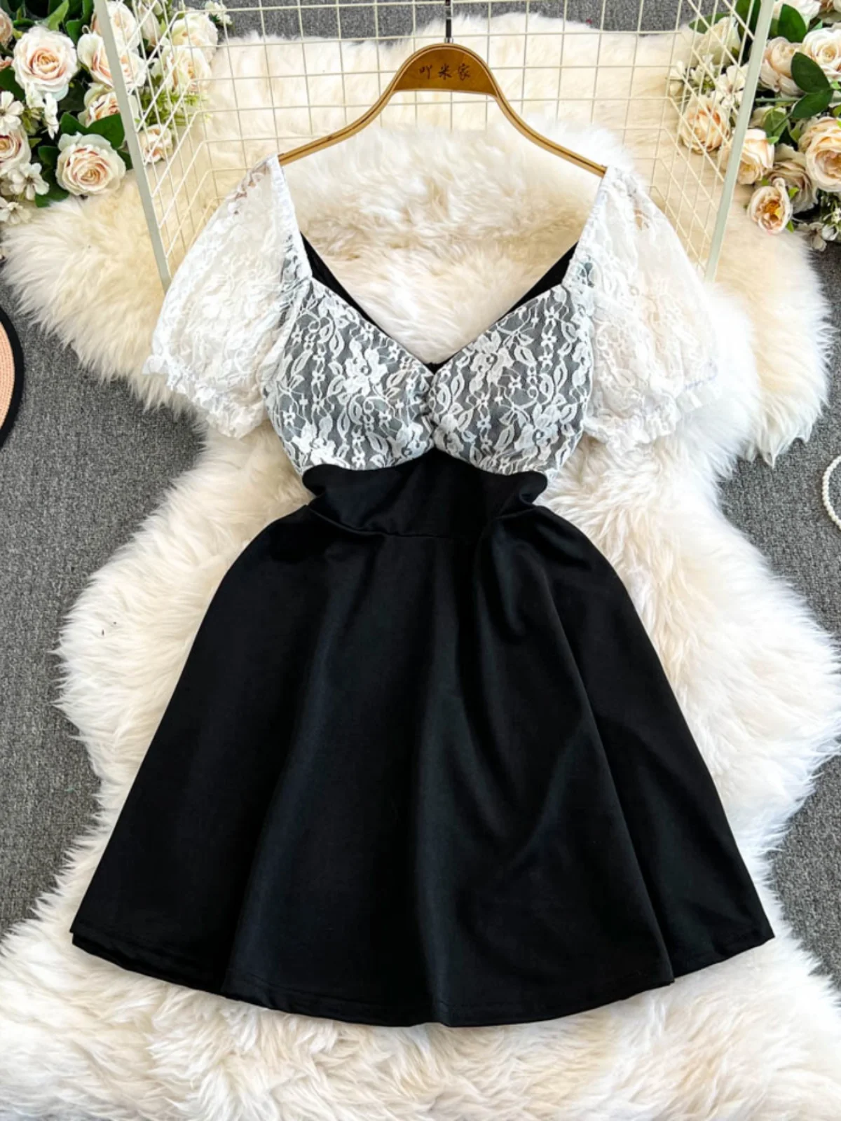 

Foamlina Night Club Dress Women's Night Work Clothes Spa Club Foot Bath Technician Work Clothes Nightclub Sexy Short Dresses