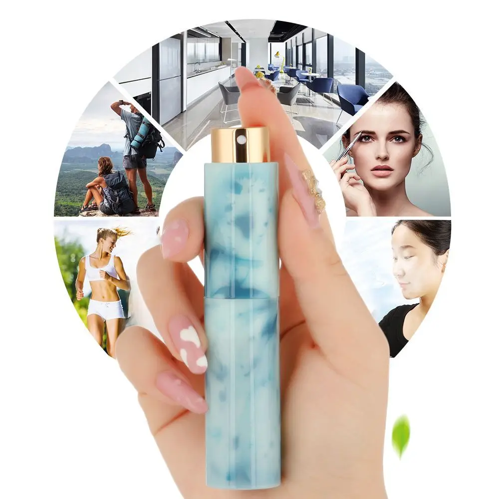 10ML 10ML Portable Marble Pattern Perfume Atomizer Bottles Mini Size Refillable Perfume Sprayer