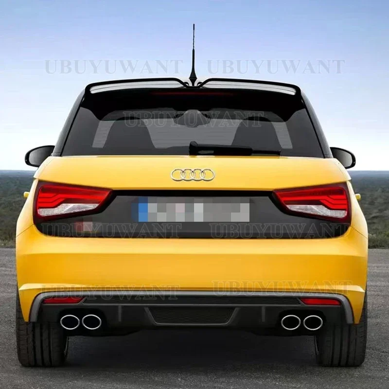 For Audi A1 R18 2010-2014 high quality Carbon Fiber rear boot Wing Spoiler Rear Roof Spoiler Wing Trunk Lip Boot Cover - view 3