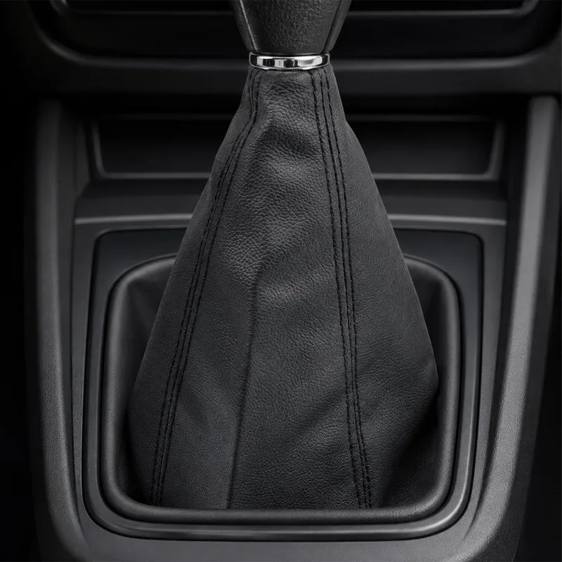 Car Gear Shift Boot Manual Stick Shifter Knob Universal PU Leather Gaiter Dust Cover Auto Interior Replacement Accessories