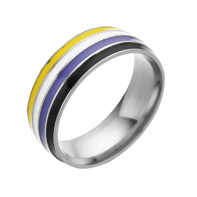 Non-binary Asexual Transgender Bisexual Rings Wedding Pride Day