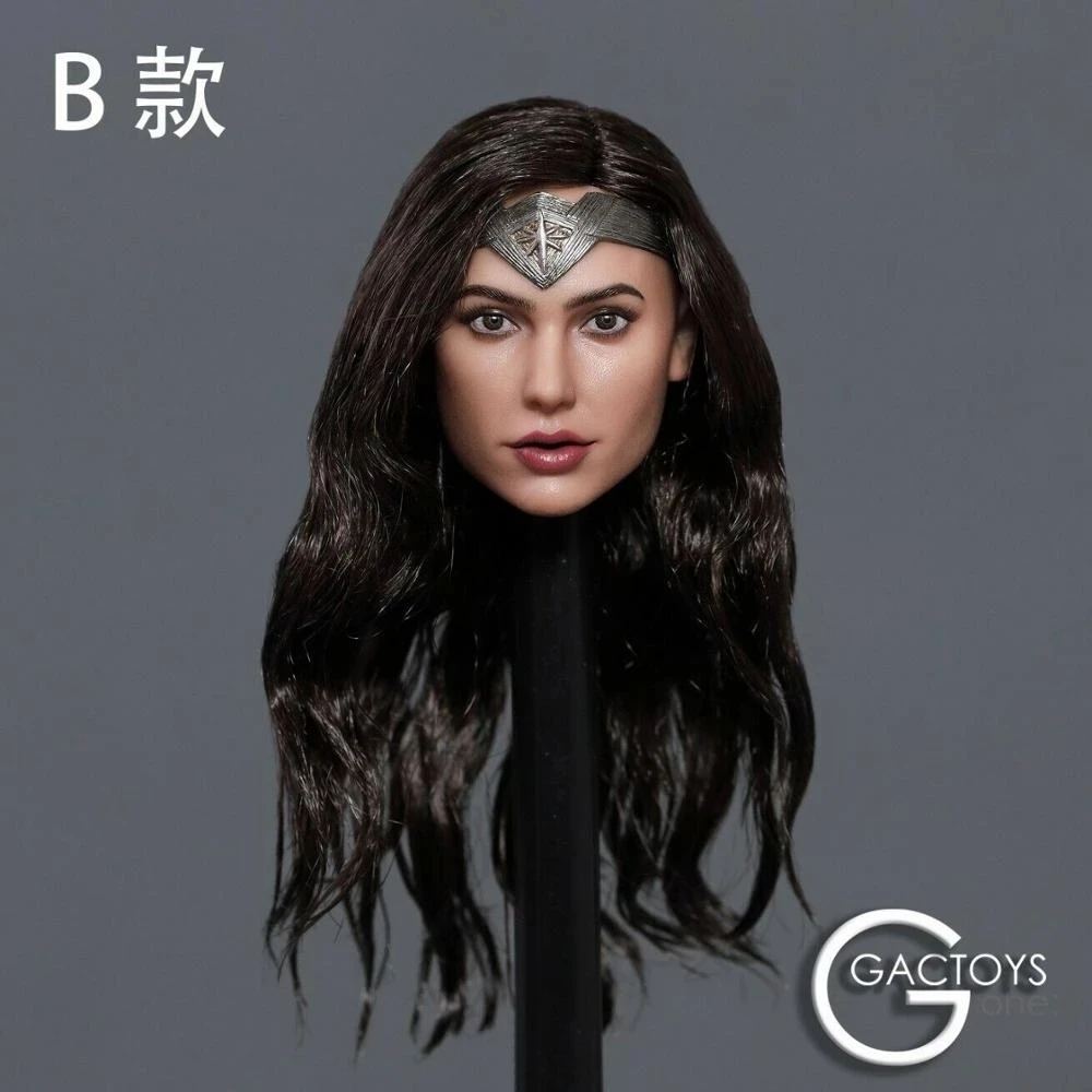 GACTOYS GC037 1/6 Nữ Nhân Vật Nữ Chính Gal Gadot Tóc Trồng Đầu Điêu Khắc Chạm Khắc Đồ Chơi Mô Hình Phụ Kiện 12 "Nhân Vật Hành Động body Búp Bê