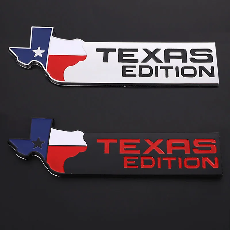 3D Texas Edition Badge Emblem Decal Sticker for Jeep Grand Cherokee Renegade Patriot Compass Wrangler Liberty Renegade Commander