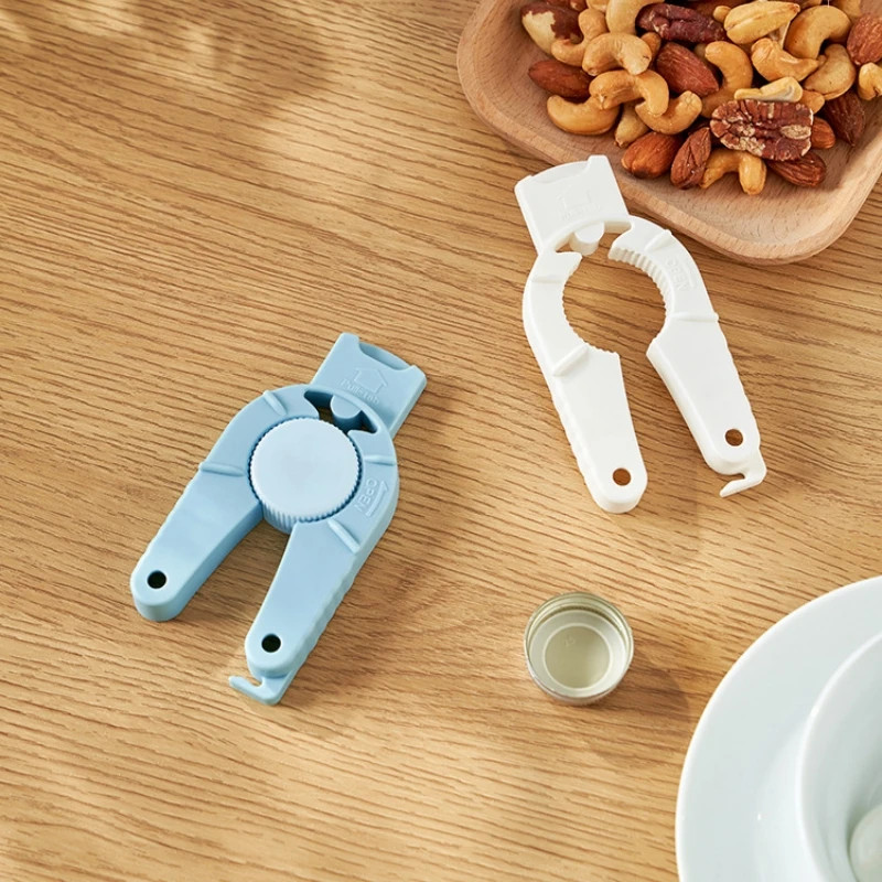 3-in-1 Multi-Purpose Cap Opener Handheld Water Bottle Twist-Off Opener Women Weak Hand Portable Lid Remover Kitchen Opening Tool