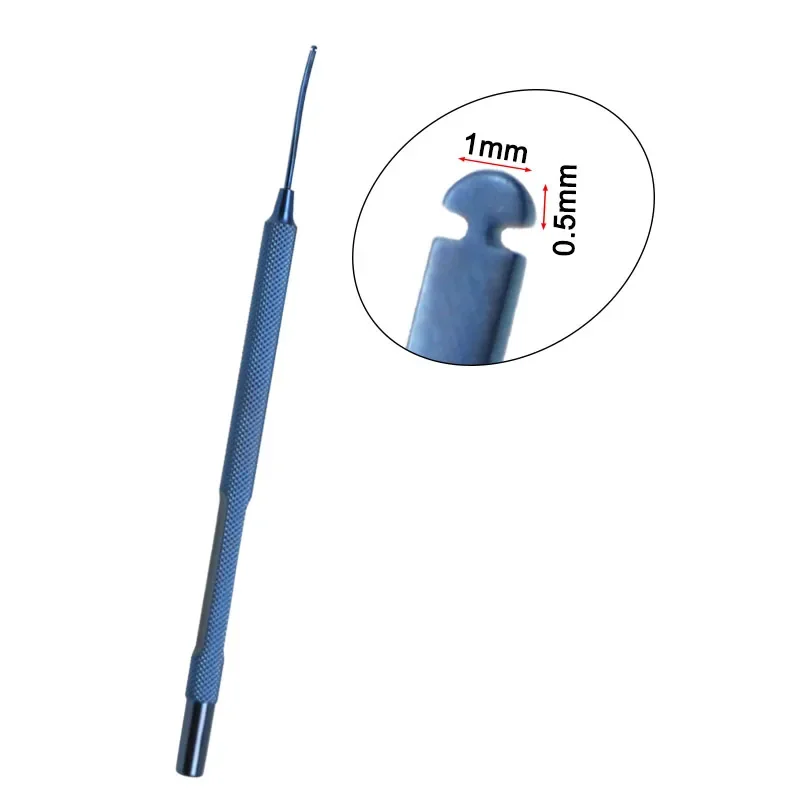 

GREATLH Titanium Alloy Eyelid Hook Koch Nucleus Spatula Koch Nucleus Spatula Separator Eyelid Surgical Tool Ophthalmic