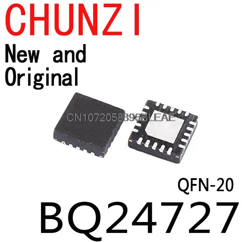 5PCS New and Original BQ727 QFN-20 Laptop Chip BQ24727 