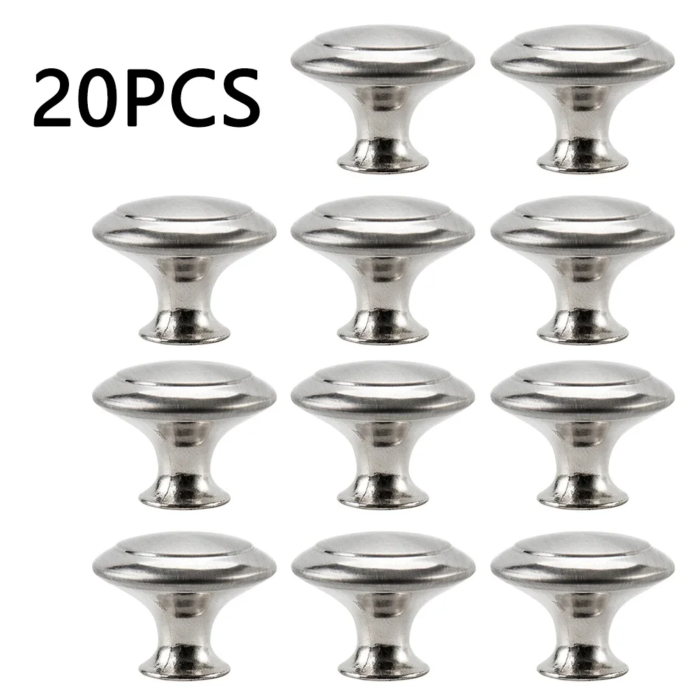 

1/10/20/25Pcs Door Knobs Stainless Steel Drawer Cabinet Handles Knobs Kithcen Cupboard Pull Handles Furniture Hardware Accessory