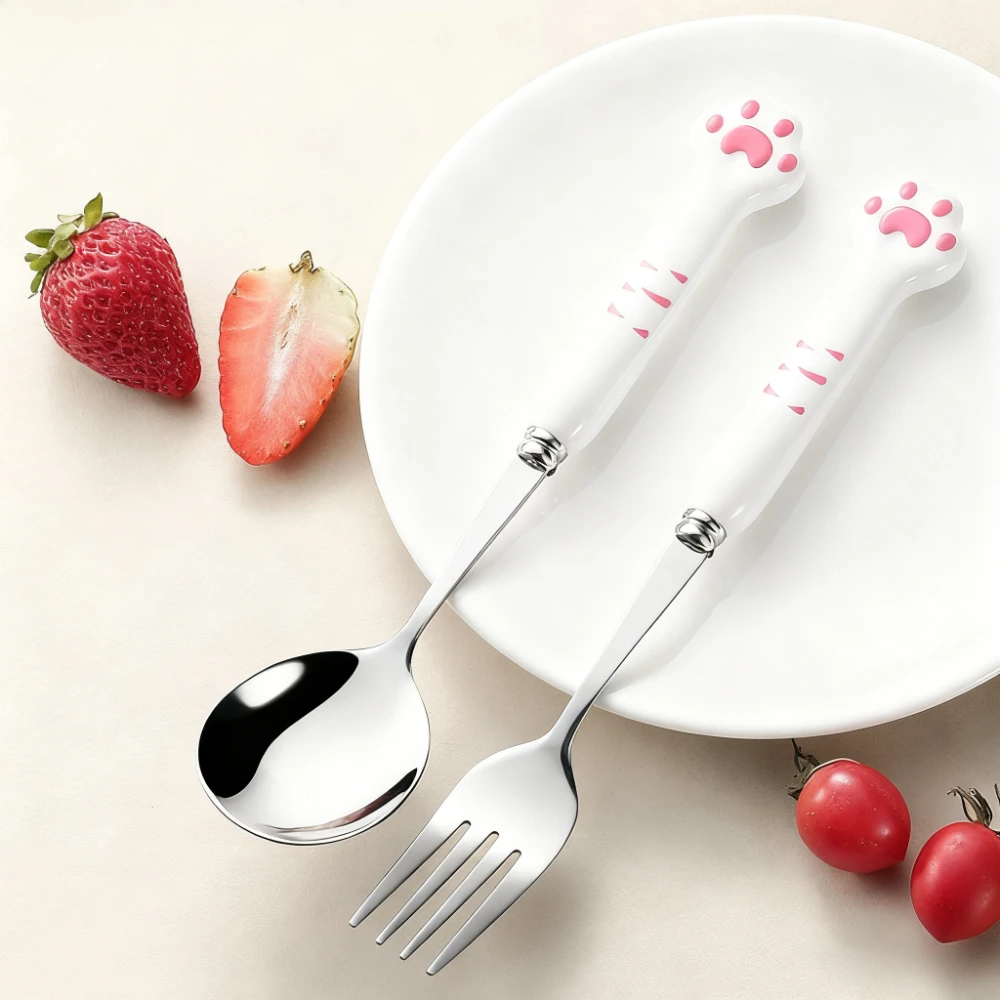 

1Set Portable Stainless Steel Cutlery Set with Storage Case Travel Fork Spoon Reusable Utensils for Outdoor Camping Picnics