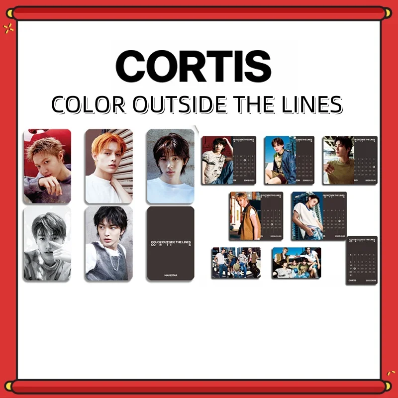 

Kpop CORTIS MS Special Card COLOR OUTSIDE THE LINES Album Card Yes24 Card Double Sides Card Martin Juhoon Fans Collection Gift