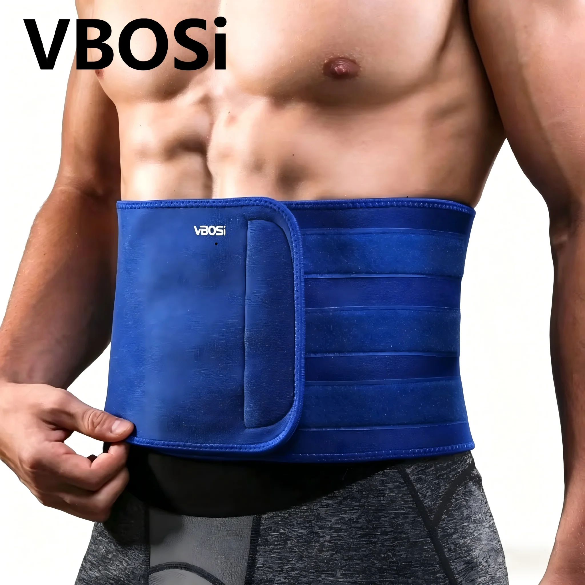 

VBOSI Waist Trainer Back Support Brace for Men Women Sciatica Pain Relief Adjustable Lumbar Belt for Gym Work
