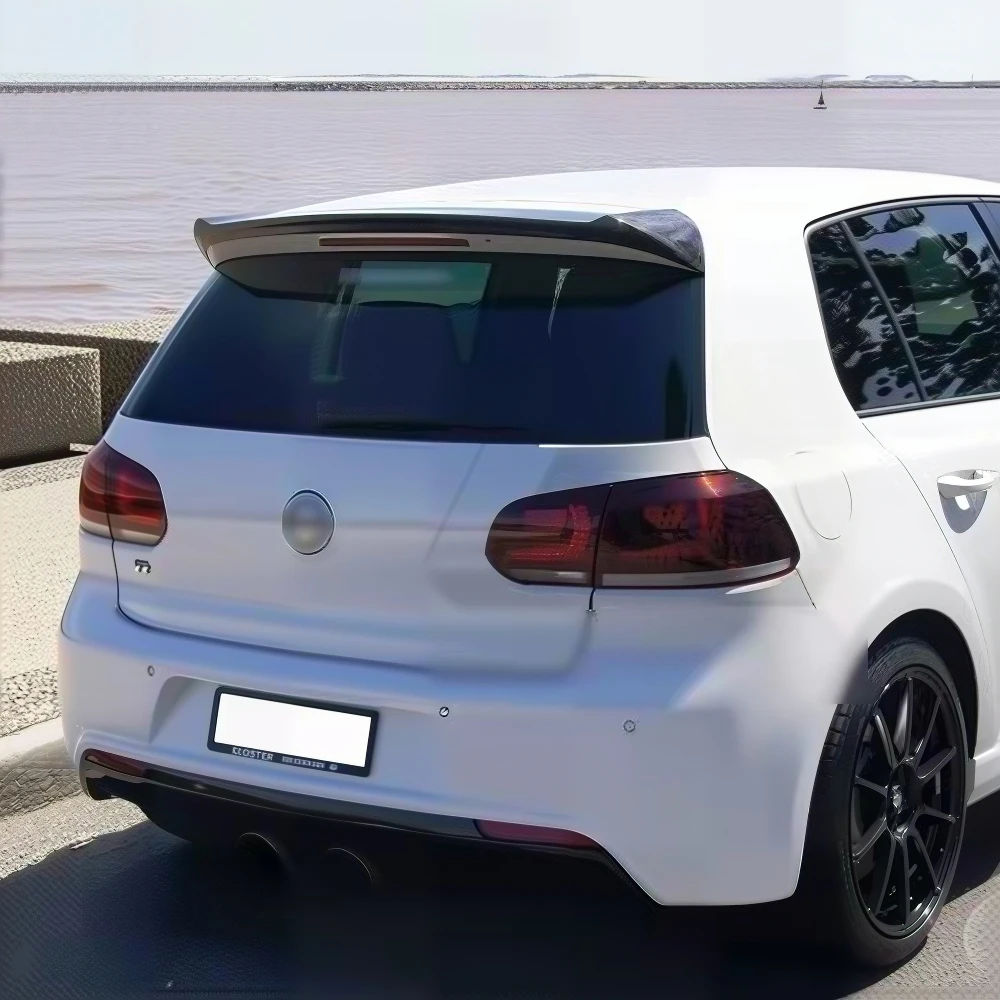 Rear Roof Spoiler Lip Trunk Wing For 2008-2013 VW Golf 6 GTI MK6 GTI GTD R20 Robot Style Wing Lip Tail Fin Body Kits Trim Tuning view 6