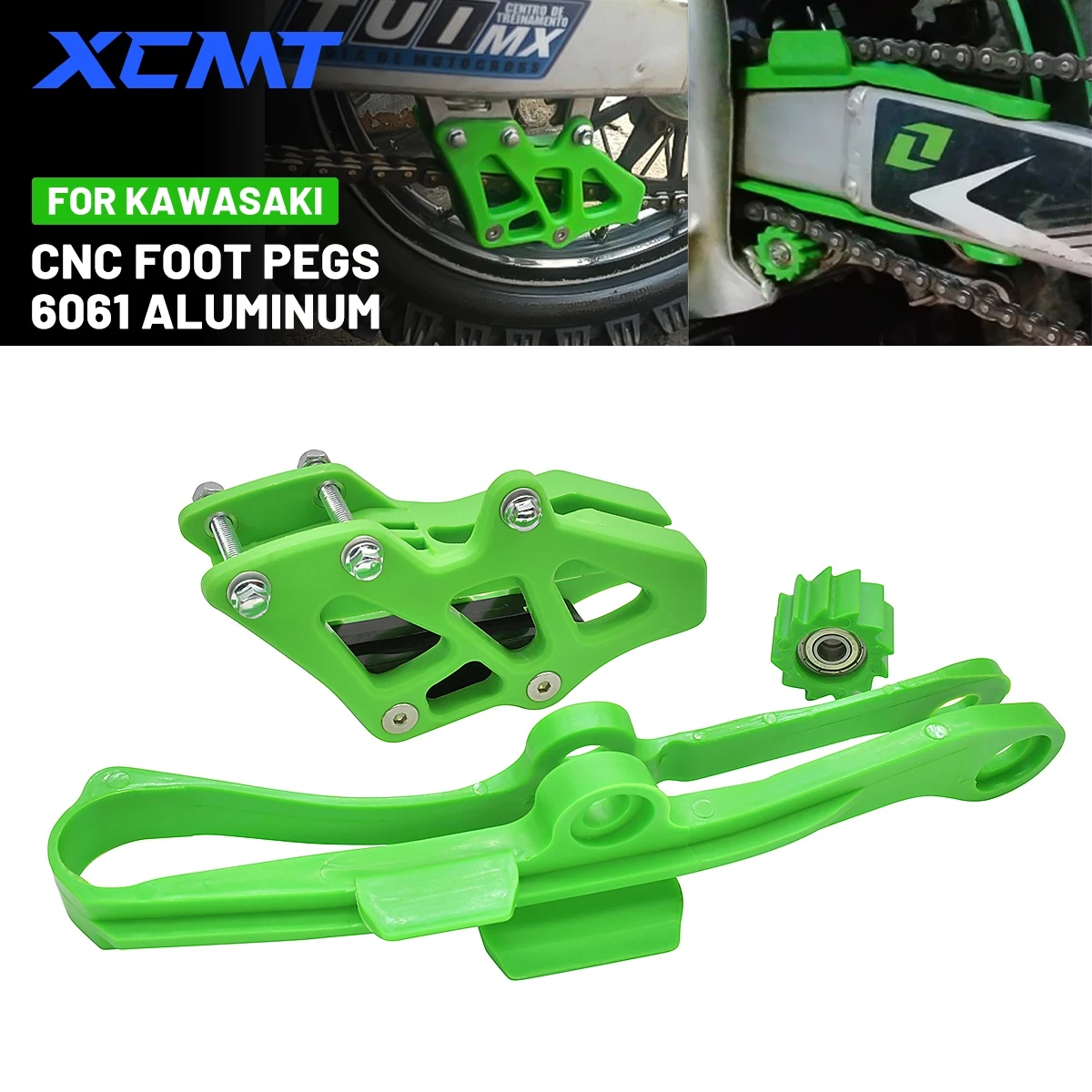 

Motorcycle Chain Guide Slider Guide Swingarm Roller For Kawasaki KX250F KX450F KX 250F 450F KXF 250 450 2009-2020 KLX450R 450R