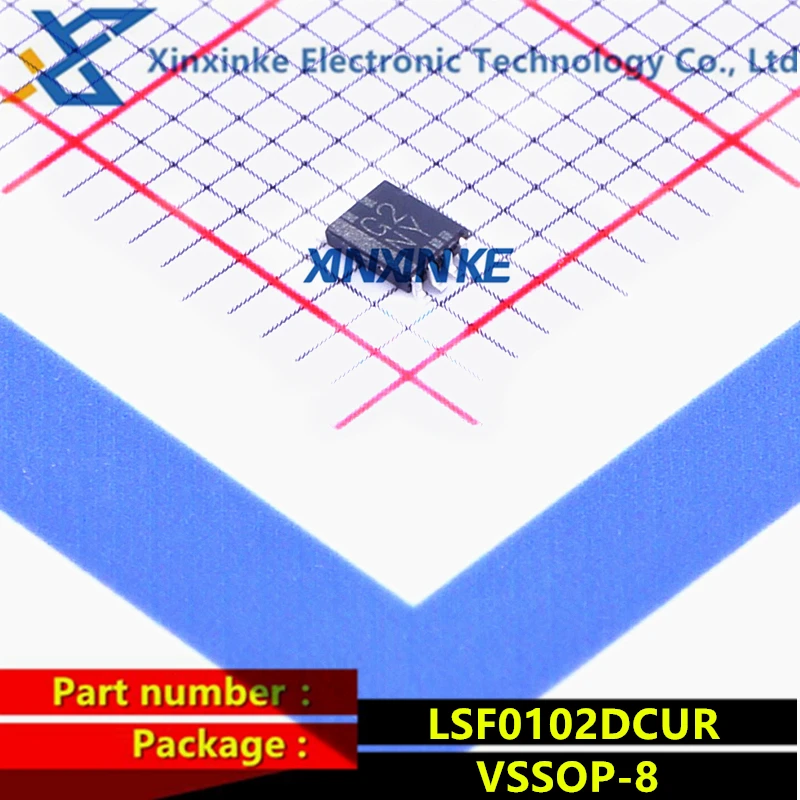 LSF0102DCUR G2NY VSSOP-8 Translation - Voltage Levels Dual Bidirect Multi VTG Level Translator Logic ICs Brand New Original