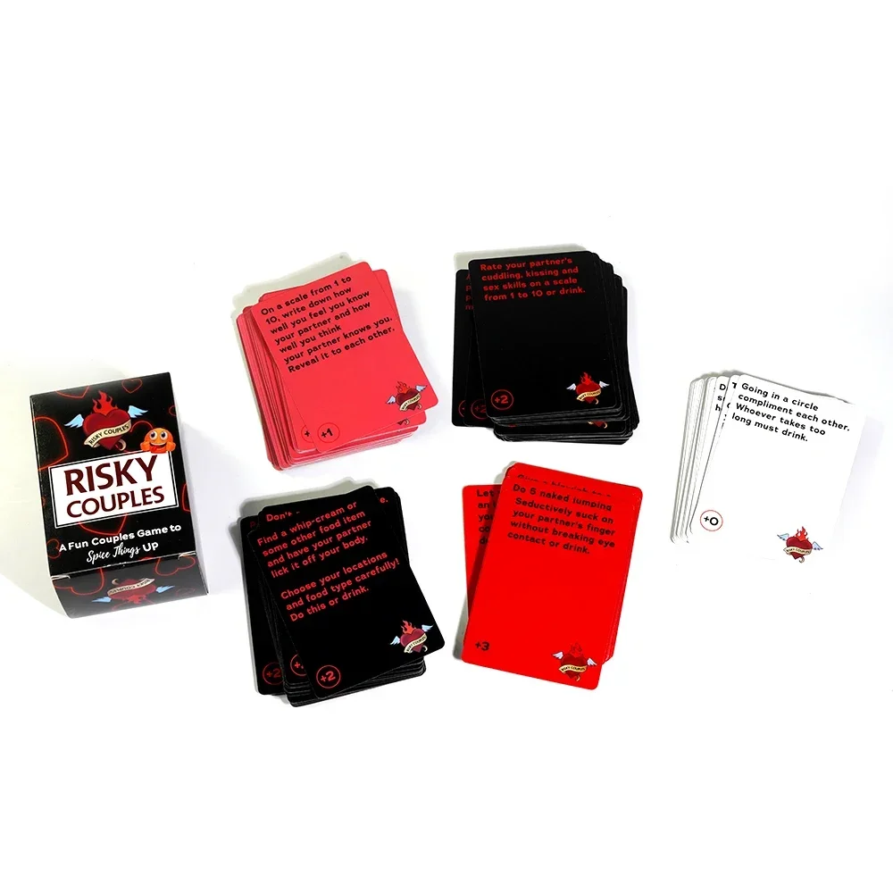 Risky Couples Super Fun Couples Game For Date Night 150 Spicy Dares  Questions For Your Partner Romantic Anniversary Card Game