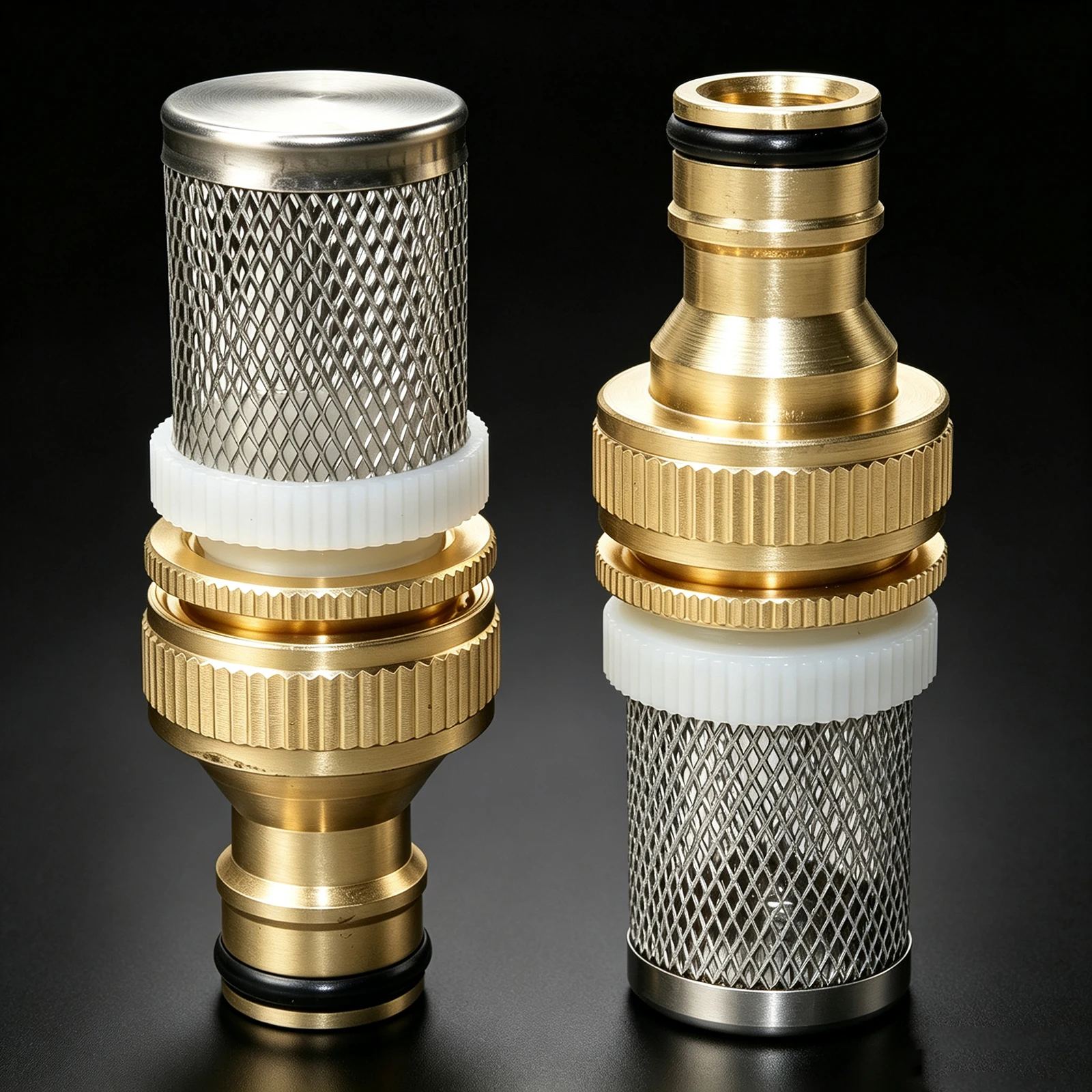 Brass Garden Irrigation Filter 16mm Hose Quick Connector Watering Filter Car Washing Pump Filter Sprayer Strainer Mesh
