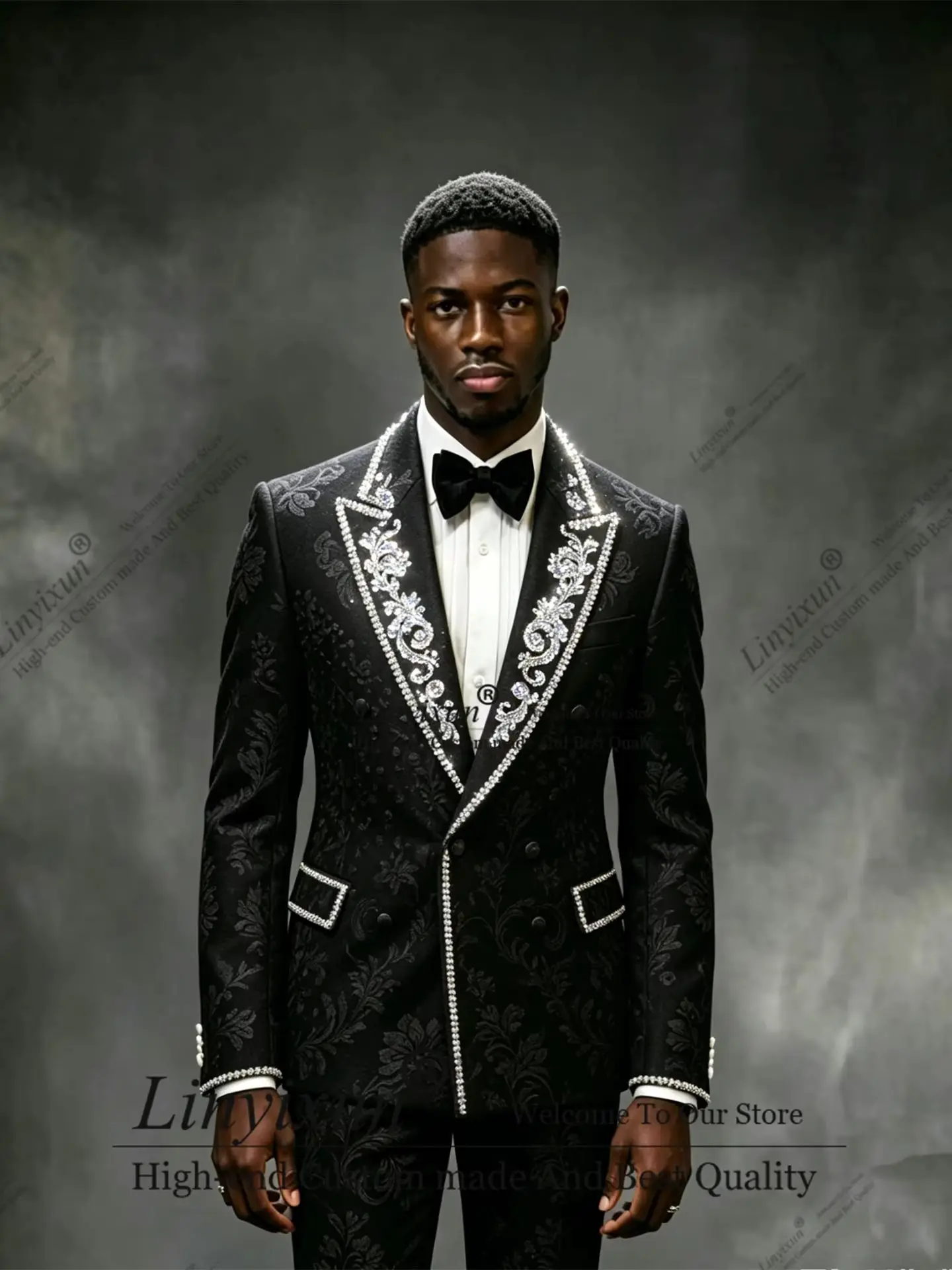 Traje de hombre de lujo con pe - Men'S Formal Wear Attire reseña y precio