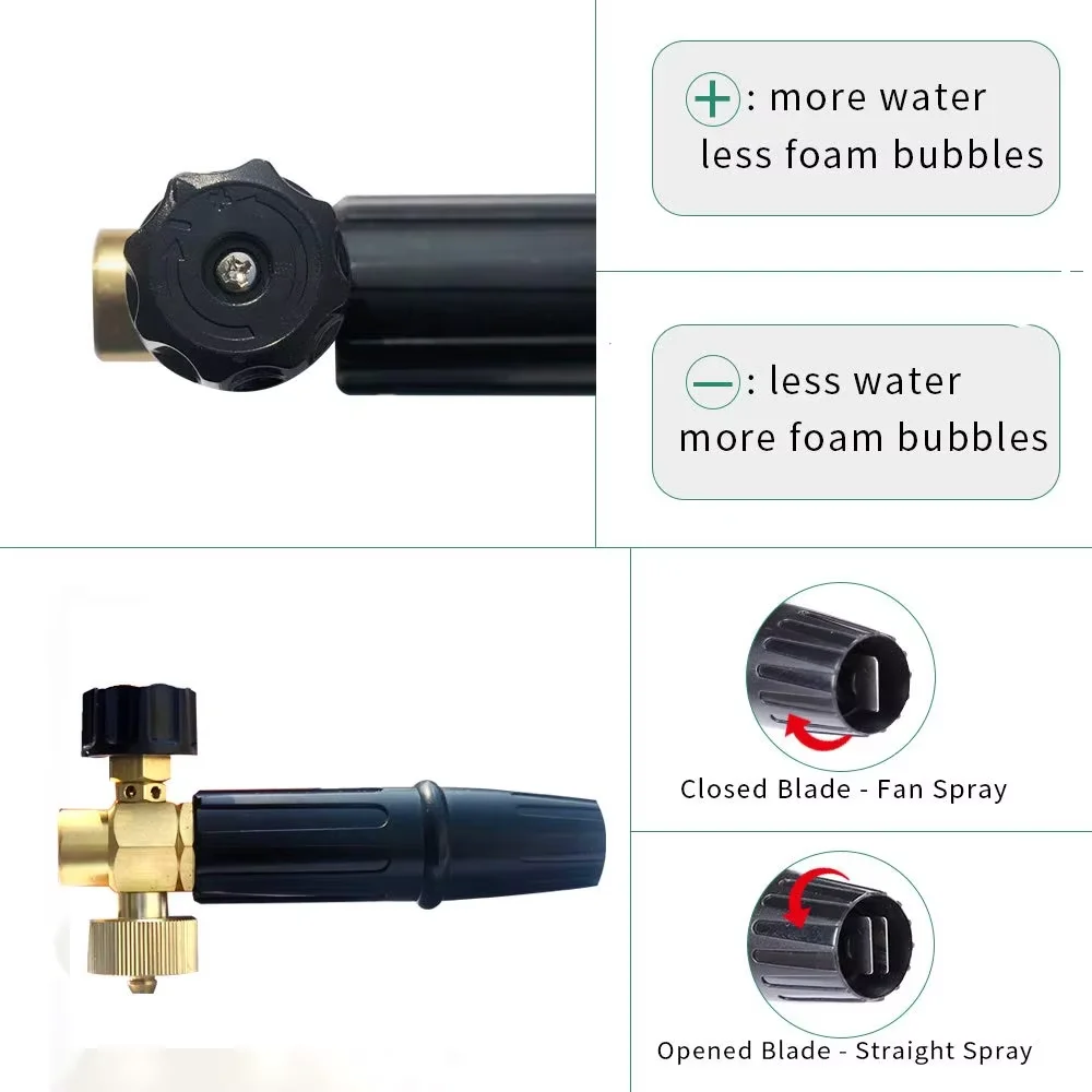 ارتفاع ضغط الصابون رغوة الثلوج رغوة انس رغوة مدفع رغوة فوهة بندقية سيارة نظيفة رغوة غسل مولد رغوة ل Karcher آلة غسل سيارات #4