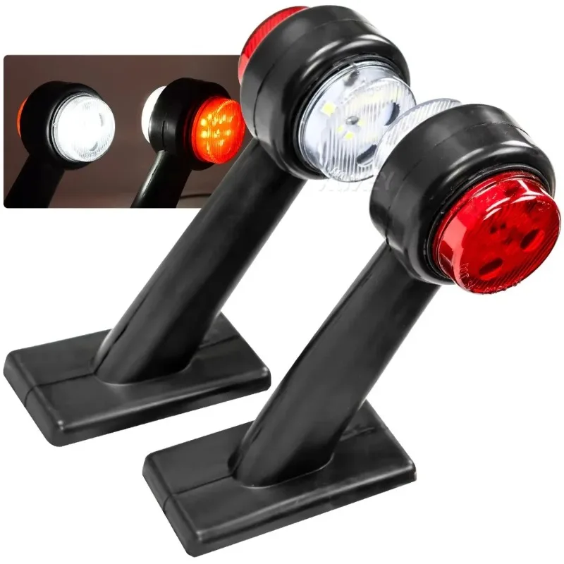 

LED Position Light 12V- 30V Truck Side Marker Parking 1/2pcs Red White Side Marker Lamp Clearance Lights Truck Trailer Tractor