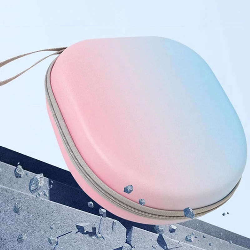 1PC Headphone Storage Bag Gradient Color Headset Case EVA PU Shockproof Waterproof Protective Carrying Box For EDIFIER W820NB