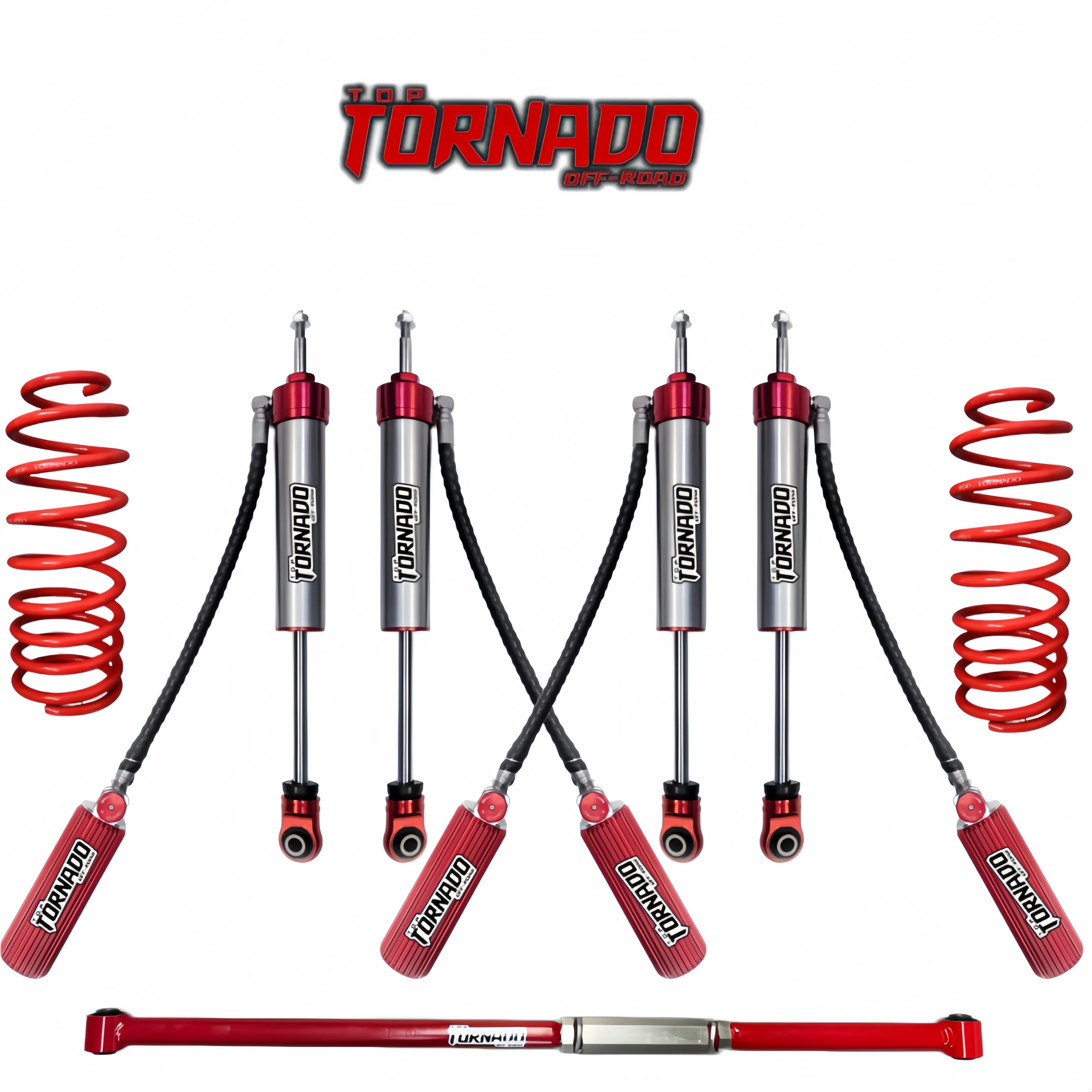 High-quality 4x4 off-road nitrogen compression rebound adjustable suspension lift kit for Pajero V26/V43/V45