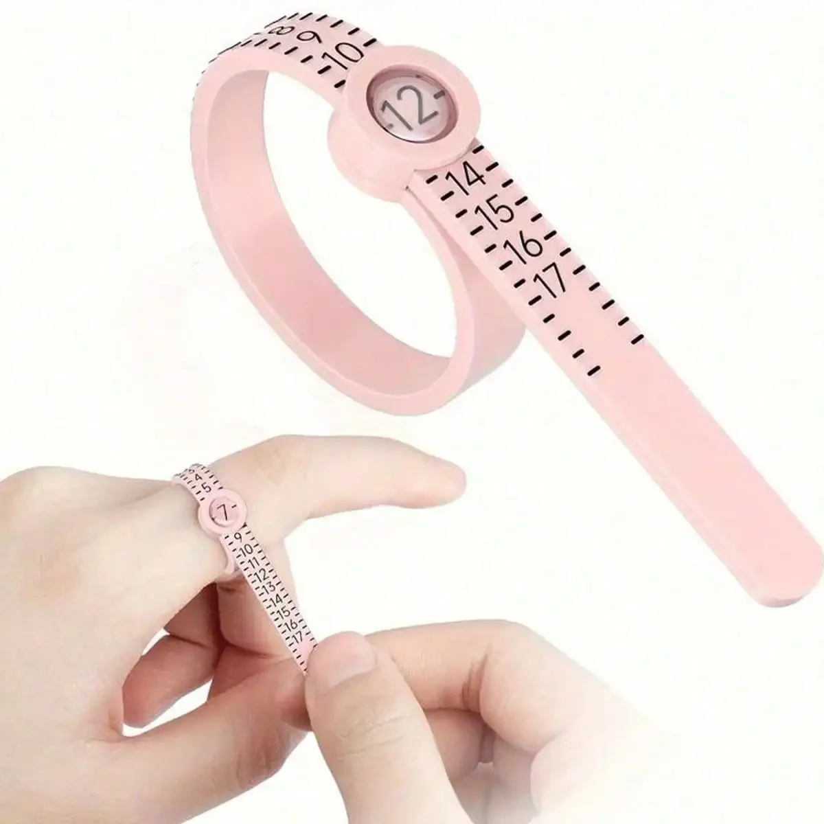 

Ring Sizer Measuring Tool, Reusable Finger Size Adjuster For Loose Rings