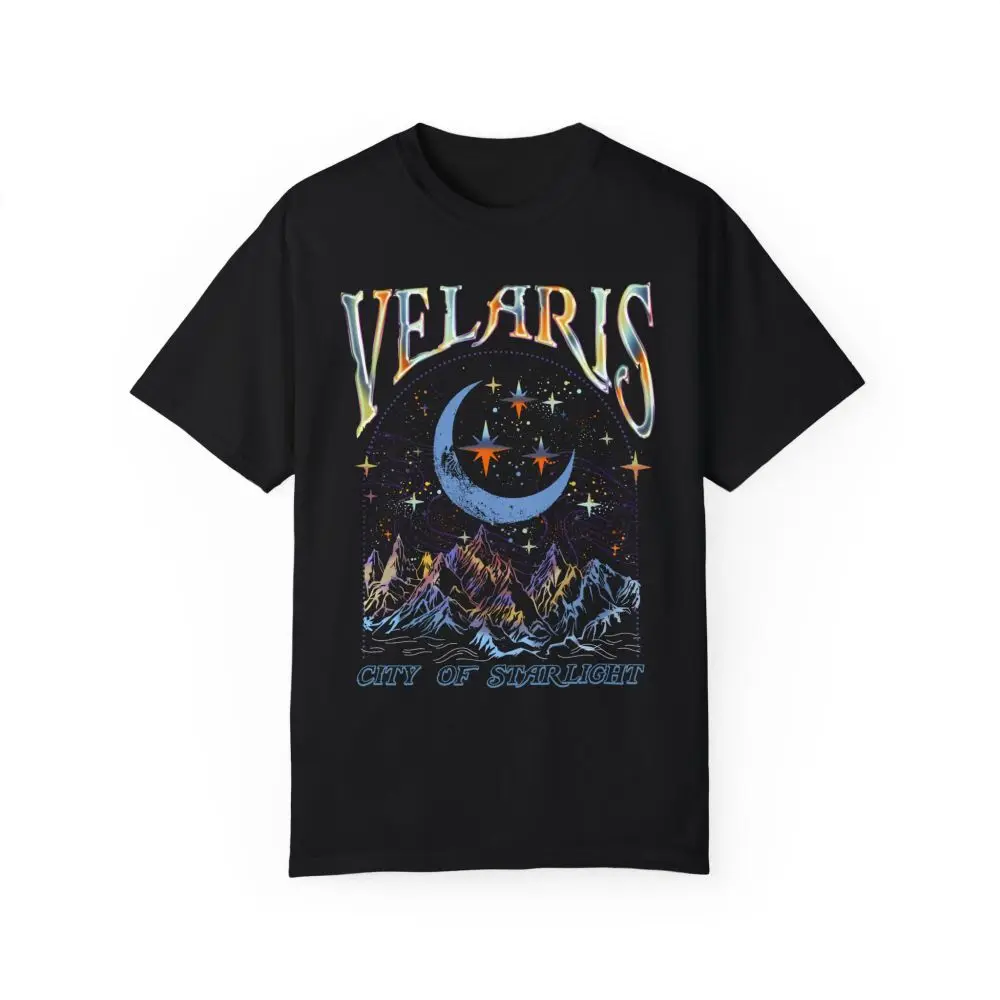 Shirt Sarah J Maas Merch 100%Cotton Shirt Retro ACOTAR Velaris City of Starlight Book Lover Gift Loose Shirt For Unisex Y2K Tee