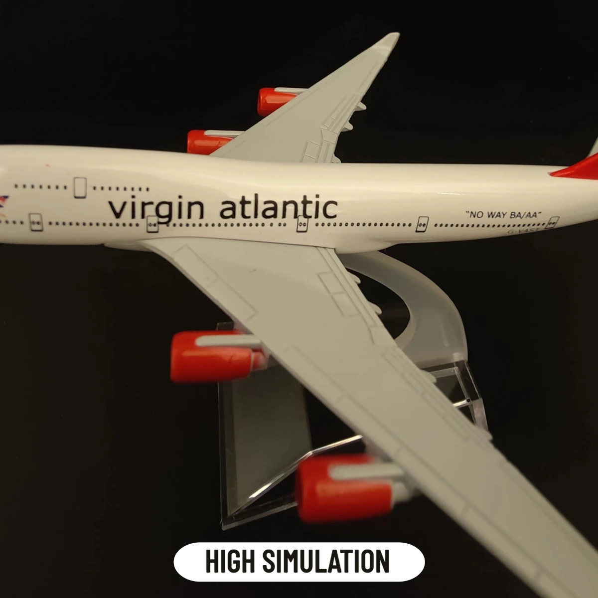 Scale 1:400 Metal Aircraft Replica Virgin B747 Airlines Boeing Airbus Airplane Diecast Model Aviation Miniature Home Boy Toy